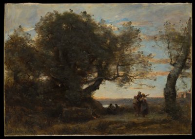 Sigøjnerne af Jean Baptiste Camille Corot
